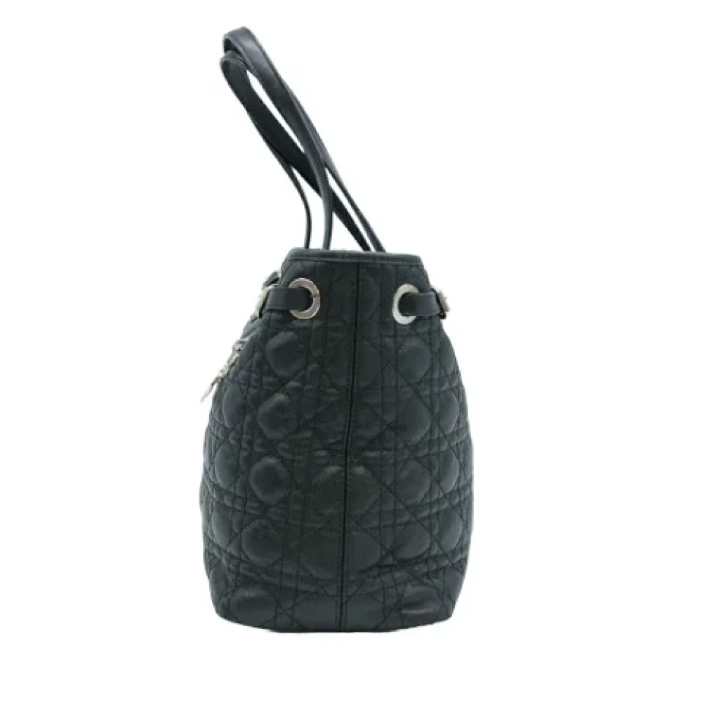 Dior Vintage Pre-owned Canvas totes Black Dames