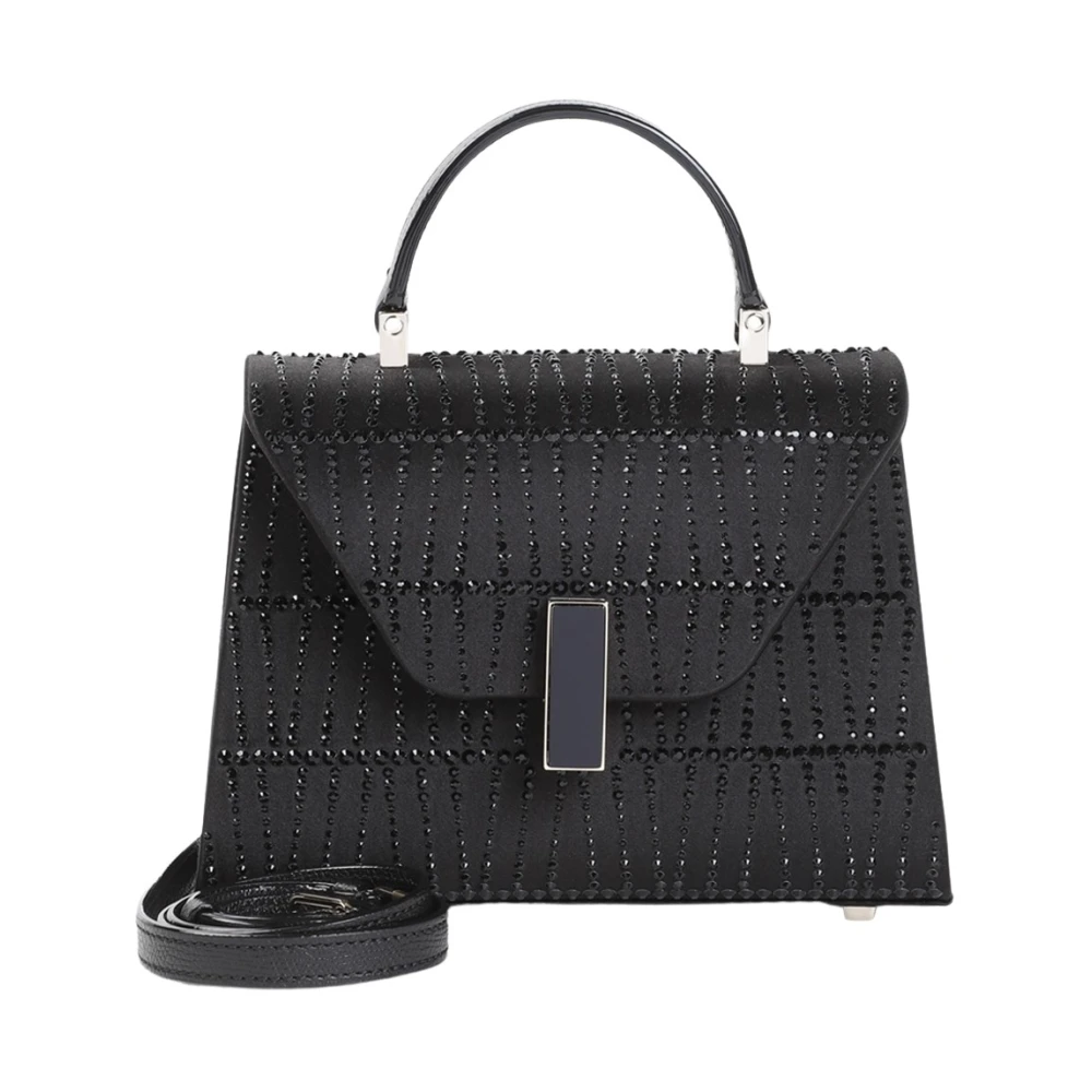 Valextra Micro Raso Strass Degrade Mode Tas Black Dames