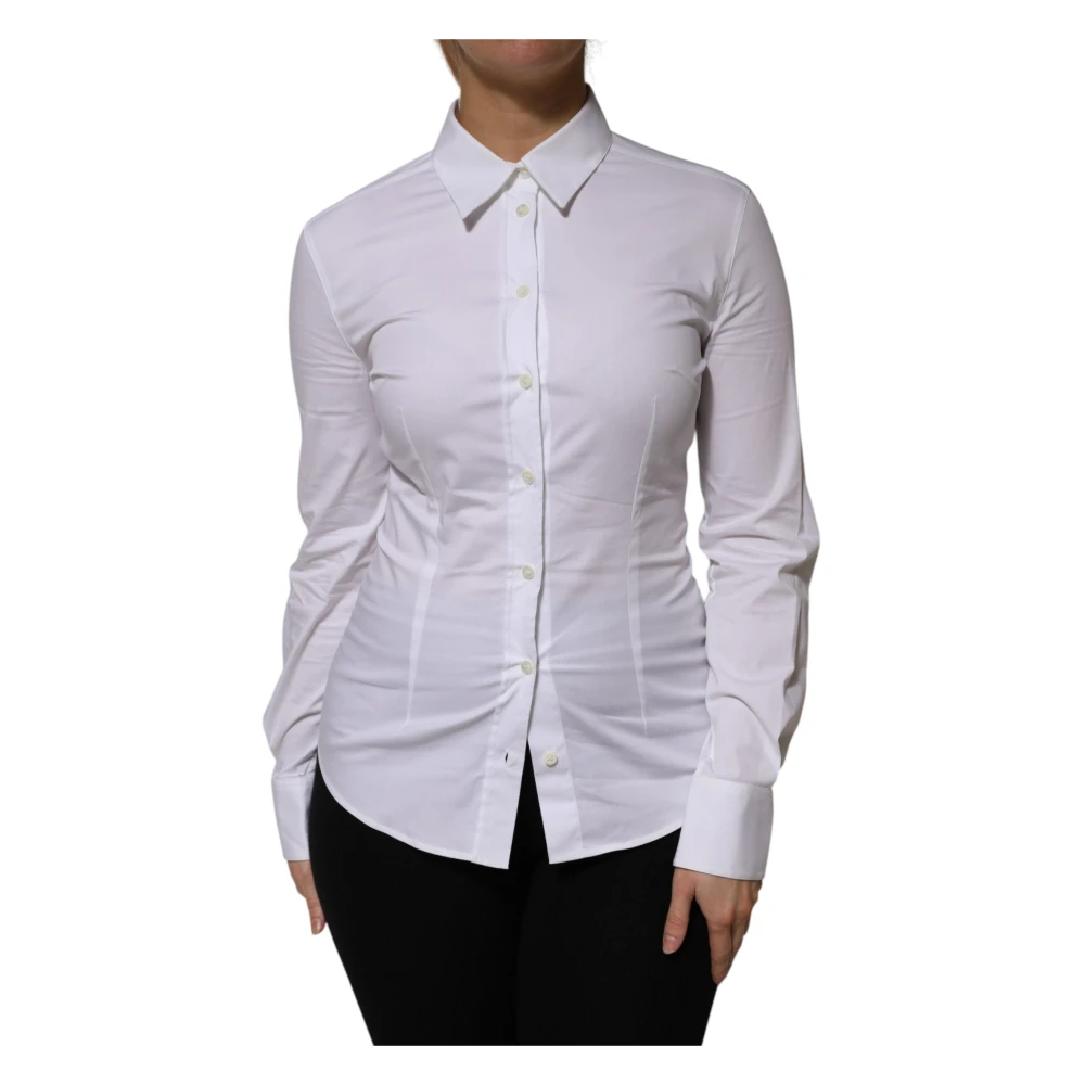 Dolce & Gabbana Femme Blanc Blouses Et Chemises, Taille: 34 Fr Shirt Top