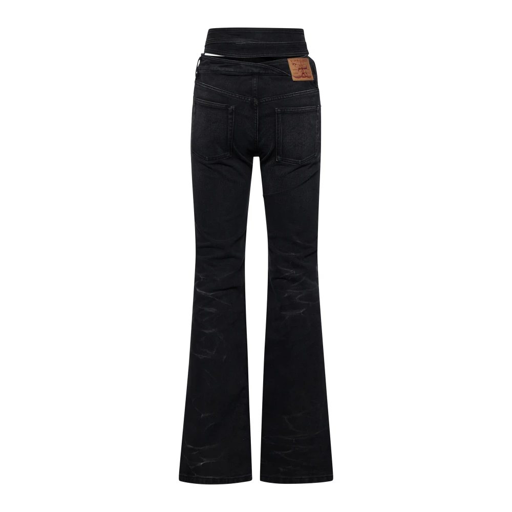 Y Project Stijlvolle Denim Jeans Black Dames