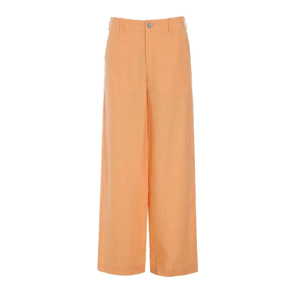 Bitte Kai Rand Orange Wide Trousers, Female, 2XL, Wide Trousers