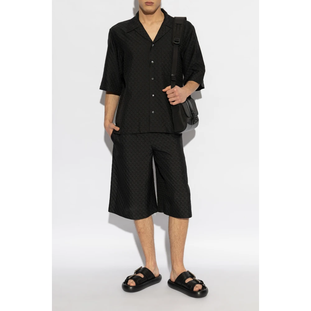 alexander mcqueen Overhemd met zak Black Heren