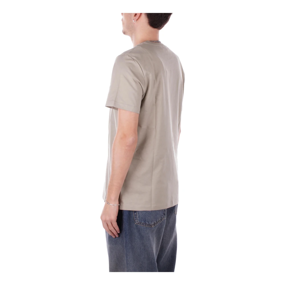 Dondup Logo Front T-shirts en Polo's Green Heren