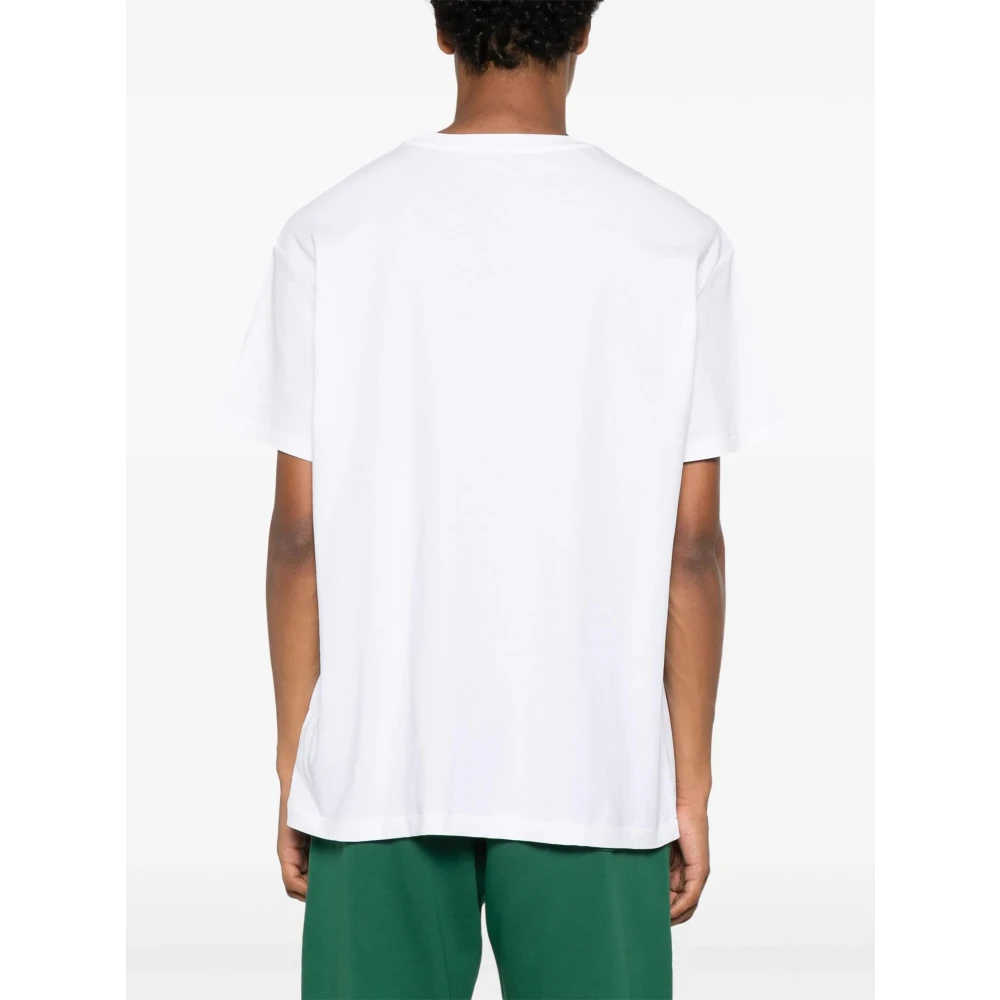Polo Ralph Lauren Witte Denim Beer T-Shirt White Heren