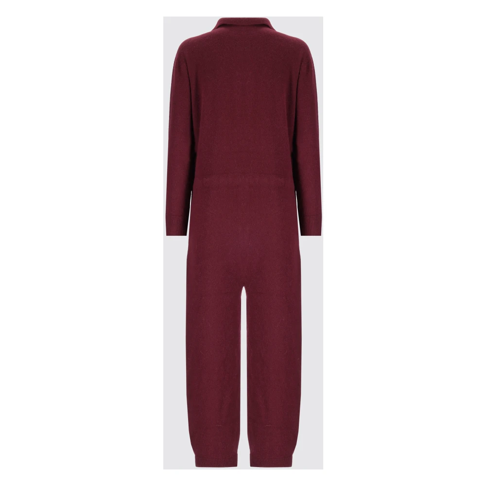 Laneus Comfortabele pasvorm in wol en angora Red Dames