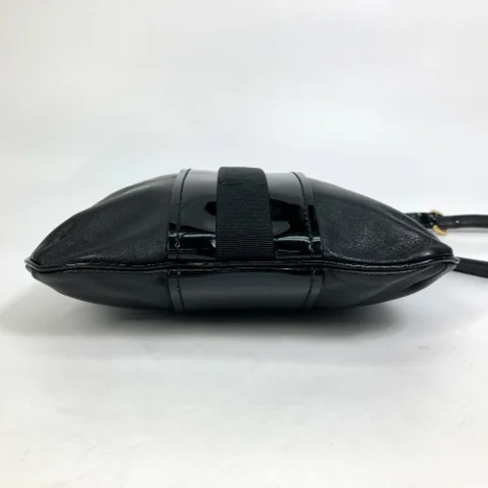 Salvatore Ferragamo Pre-owned Fabric shoulder-bags Black Dames
