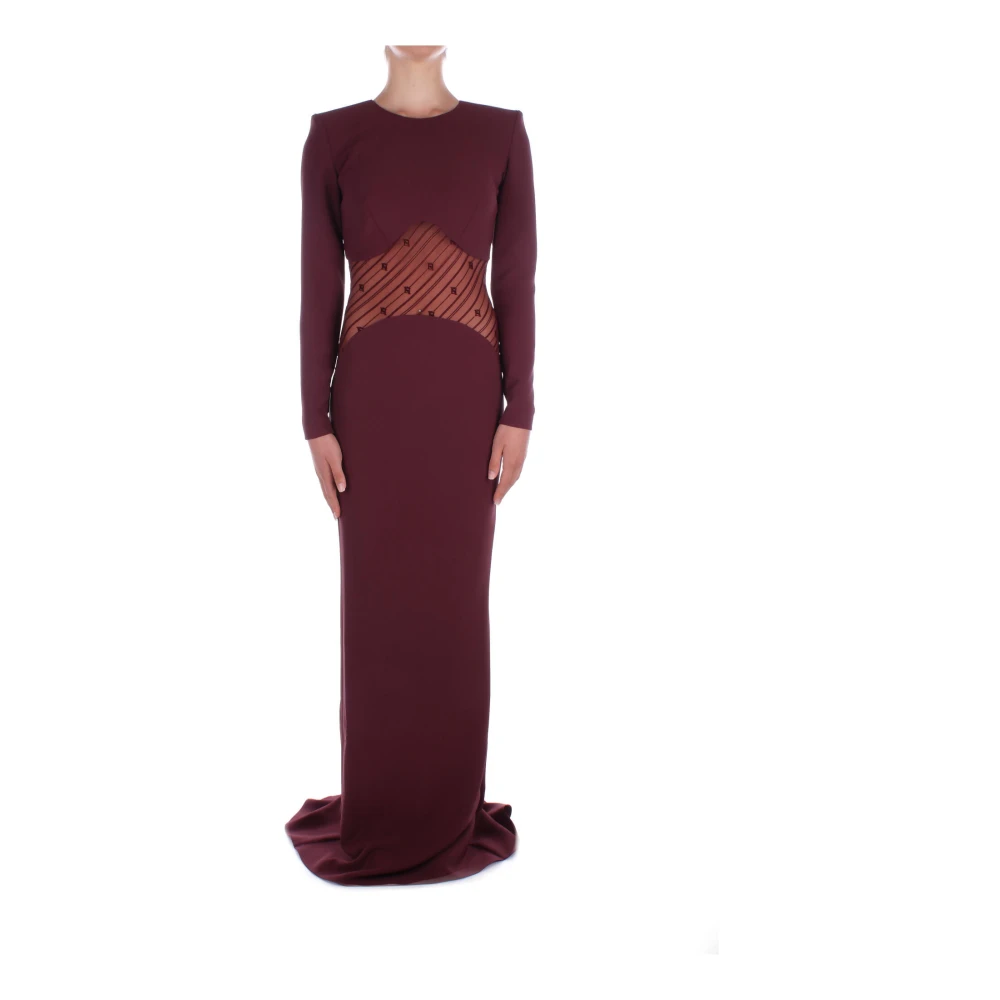 Elisabetta Franchi Red Carpet Jurken Bordeaux Red Dames