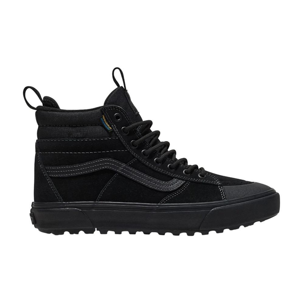 Vans Uomo Nero Sneakers Alte Sportive Nere