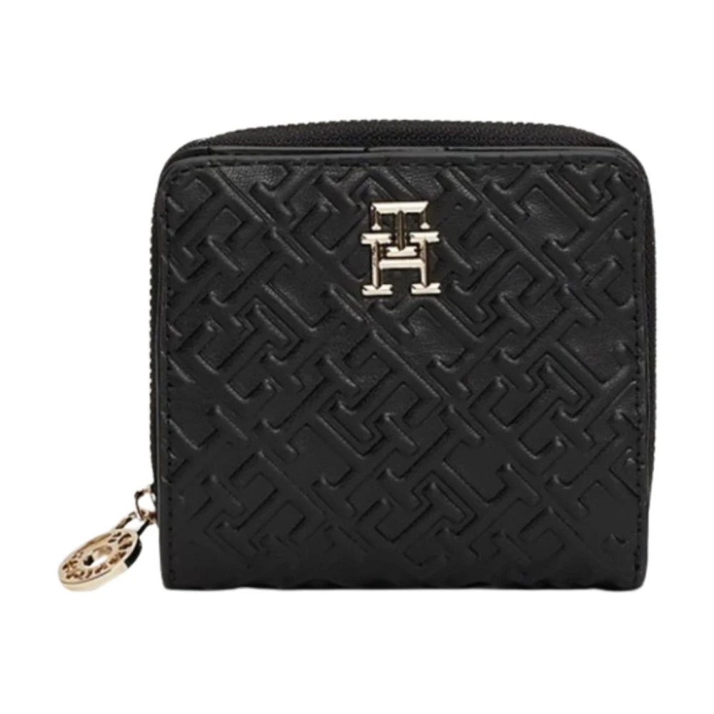 Tommy Hilfiger Damesportemonnee met Distinct Design Black Dames