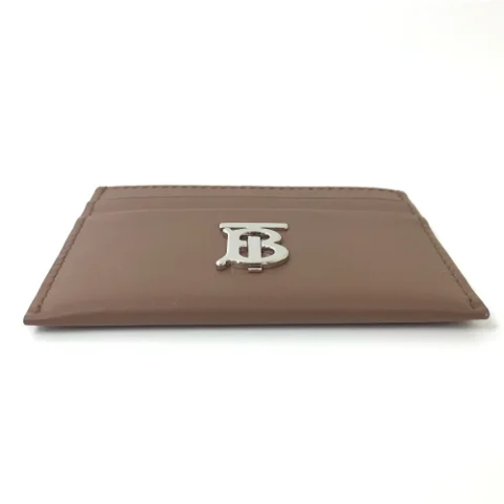 Burberry Vintage Pre-owned Leather home-office Brown Dames