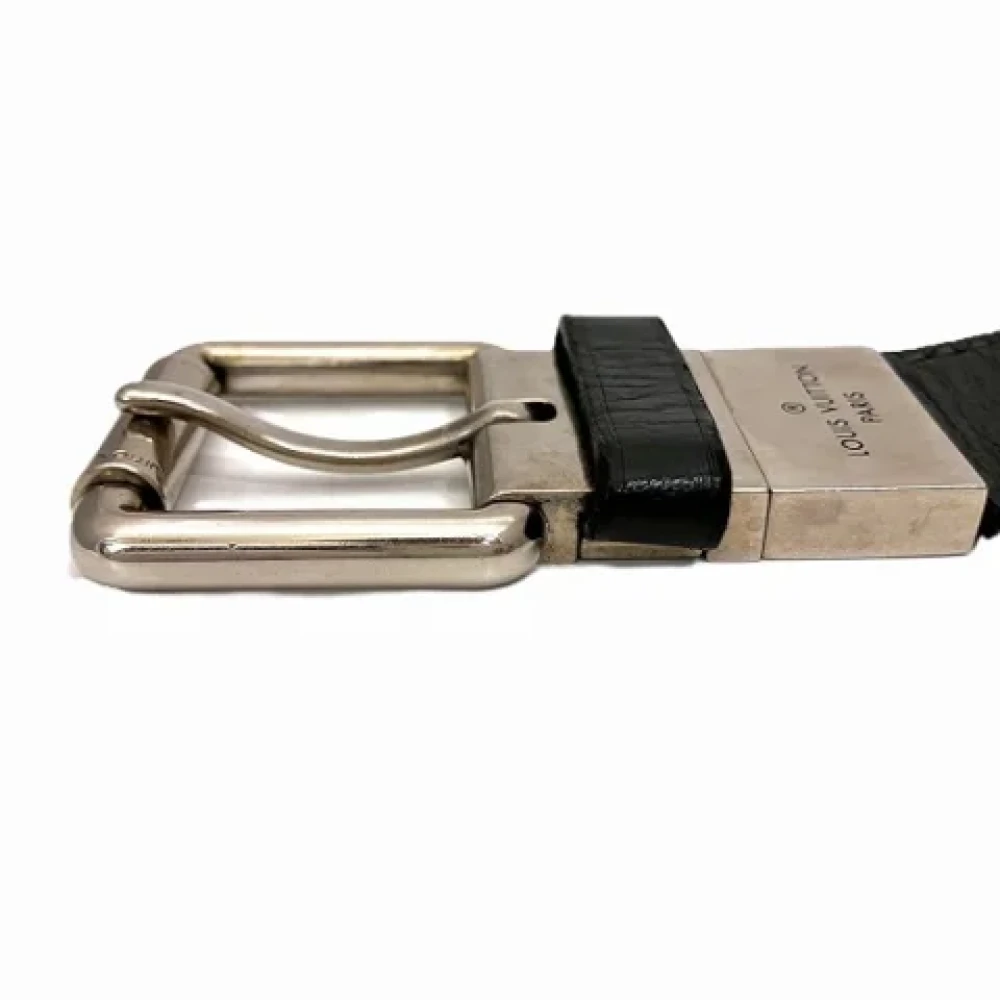 Louis Vuitton Vintage Pre-owned Leather belts Black Heren