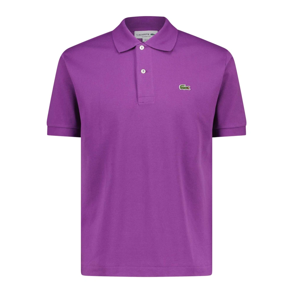 Lacoste Polo Shirts Purple Heren