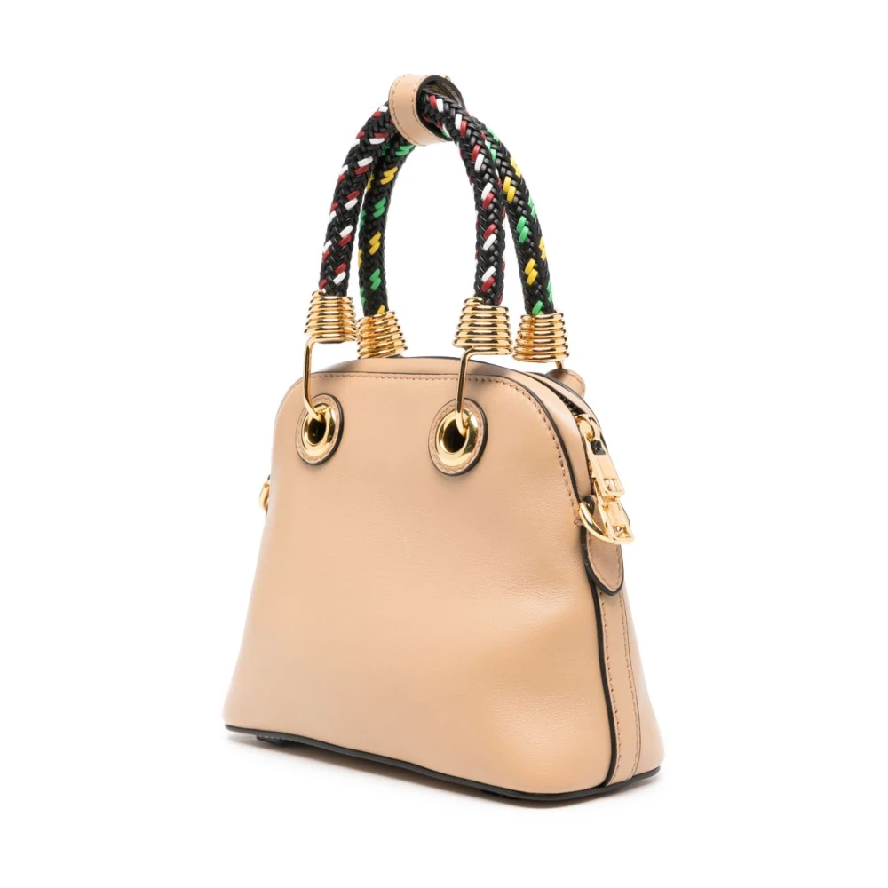 Moschino Beige Top Handvat Schoudertas Beige Dames