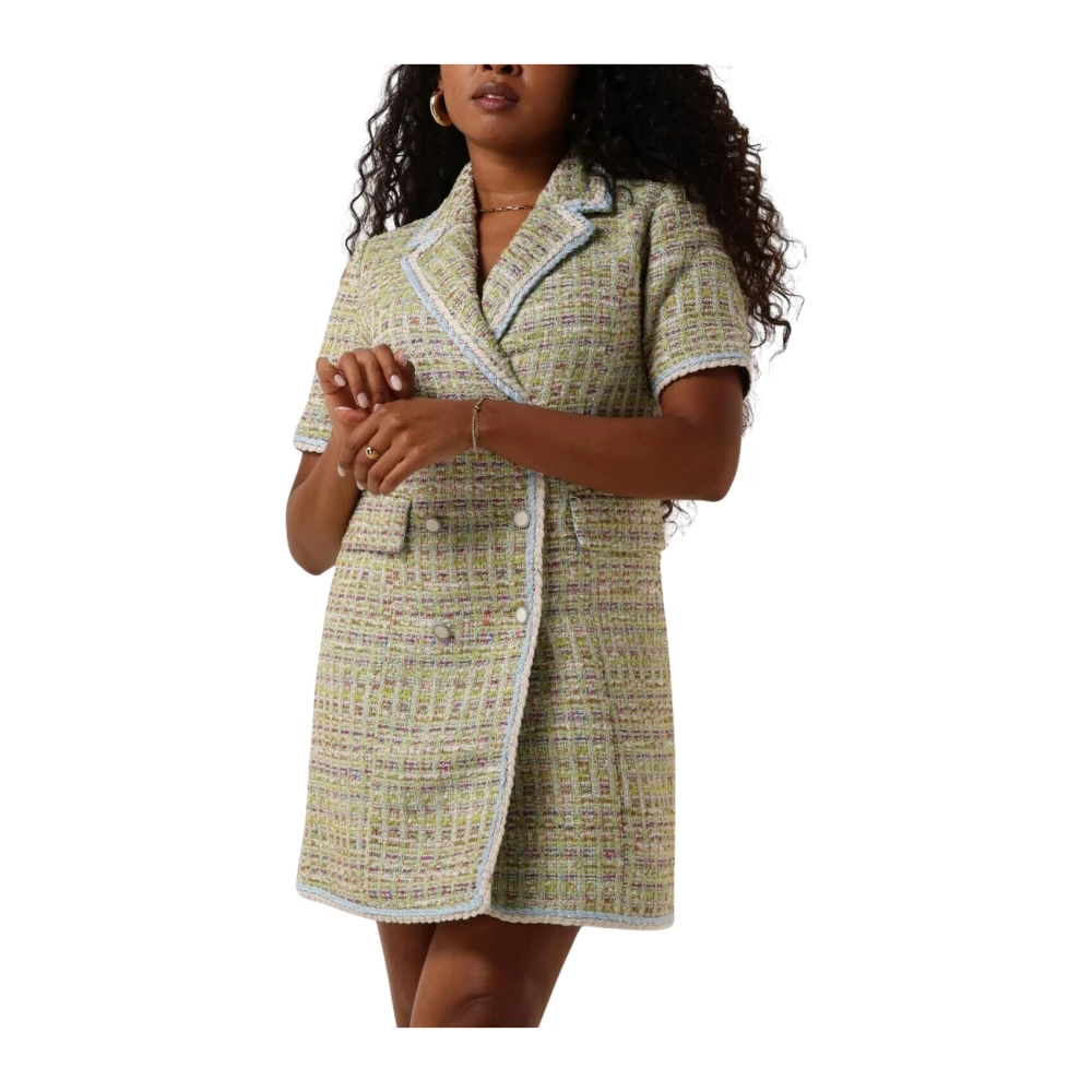 Y.A.S Beige Waistcoat Dress voor Chic Look Beige Dames