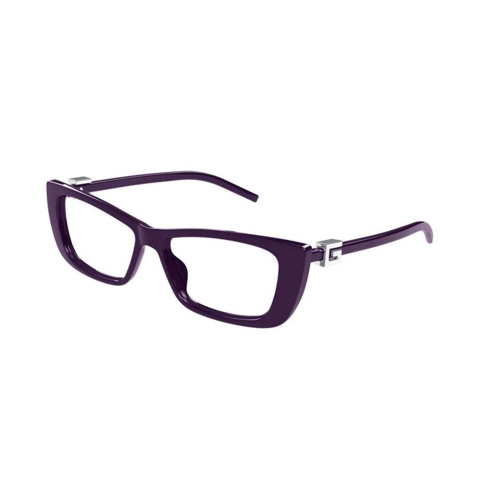 Gucci Women's Purple Gg Logo Cat Eye Frame