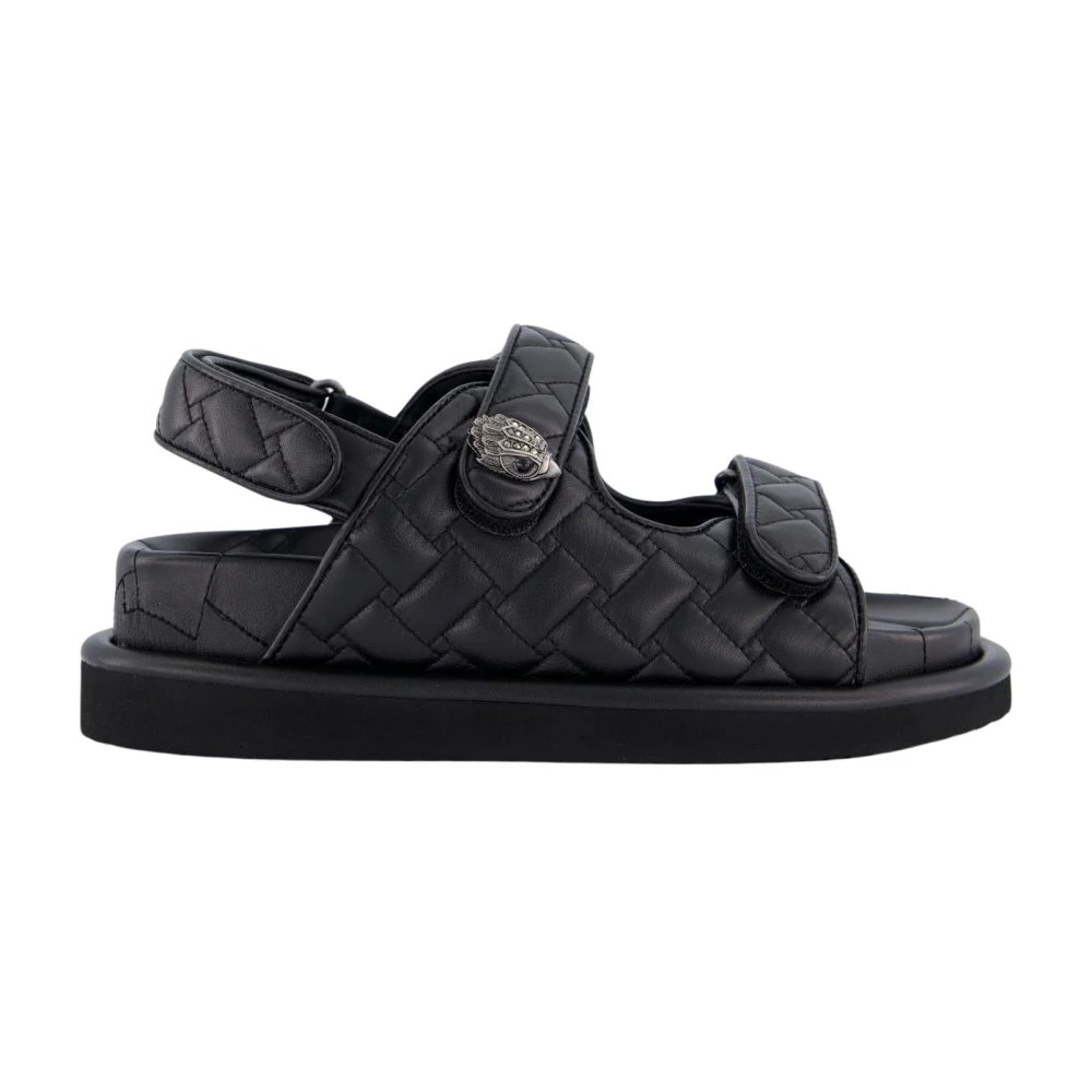 Kurt Geiger Women's Black Orson Flat Sandals