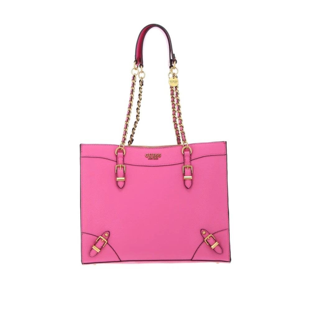 Guess Didi Society Tote Pink, Dam