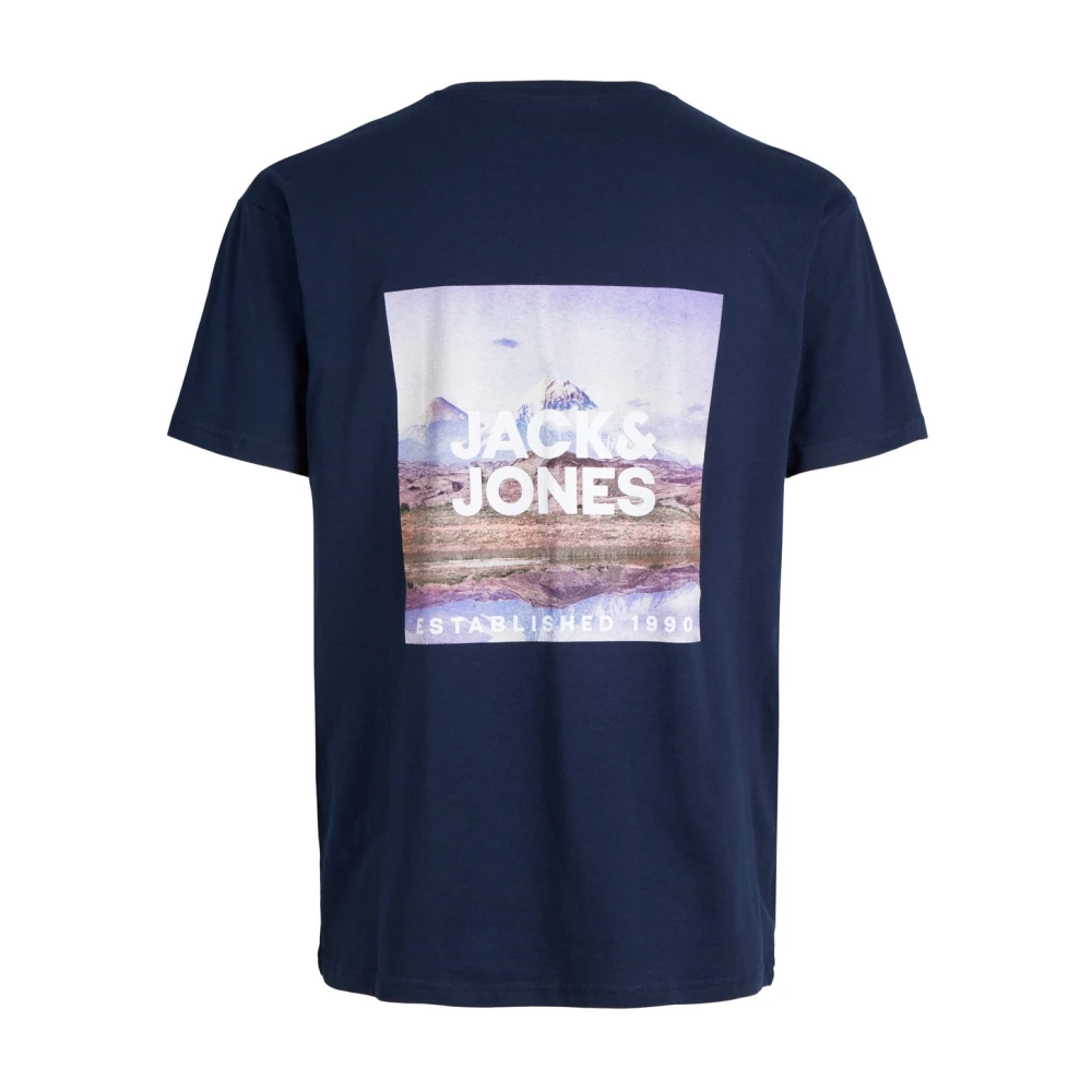 Jack & jones T-shirt met Backprint Multicolor Heren