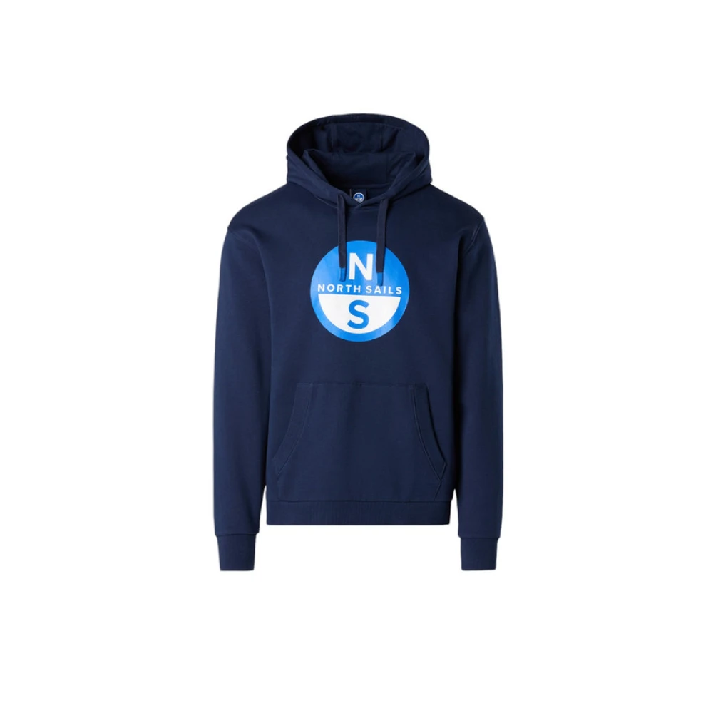 North Sails Hoodie Blue Heren