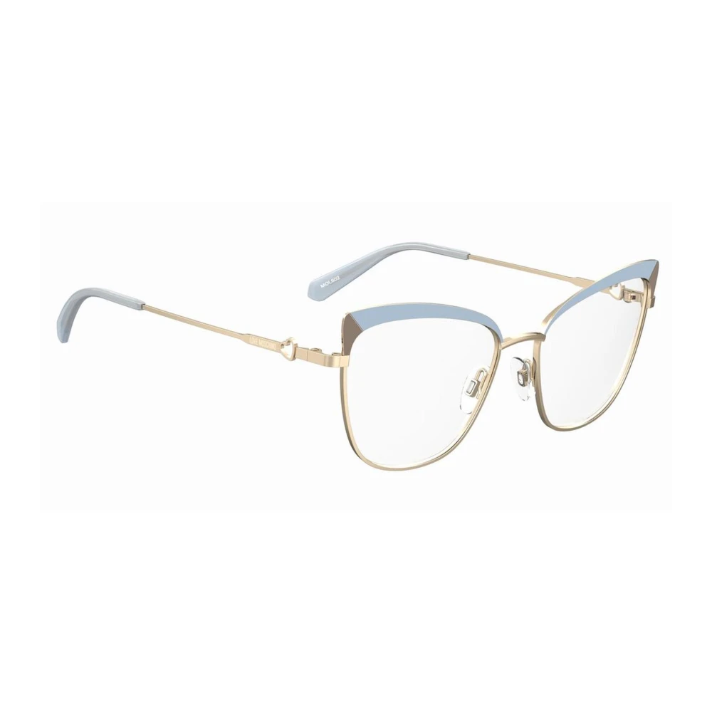 Love Moschino Bruine metalen montuurbril voor vrouwen Brown Dames