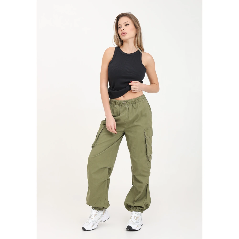 Only Trousers Green Dames