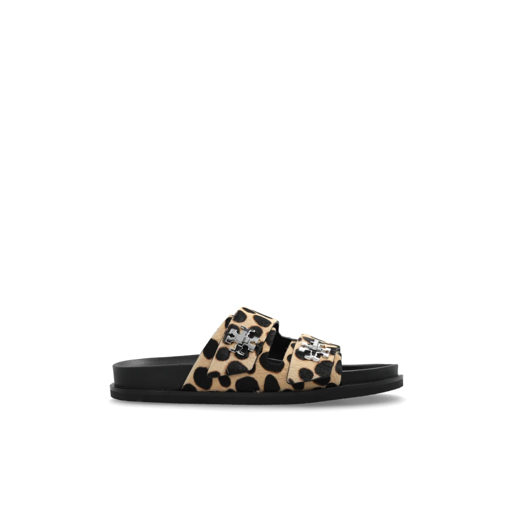 Tory Burch Women's Beige Sliders, 4 Uk, Leather Slides