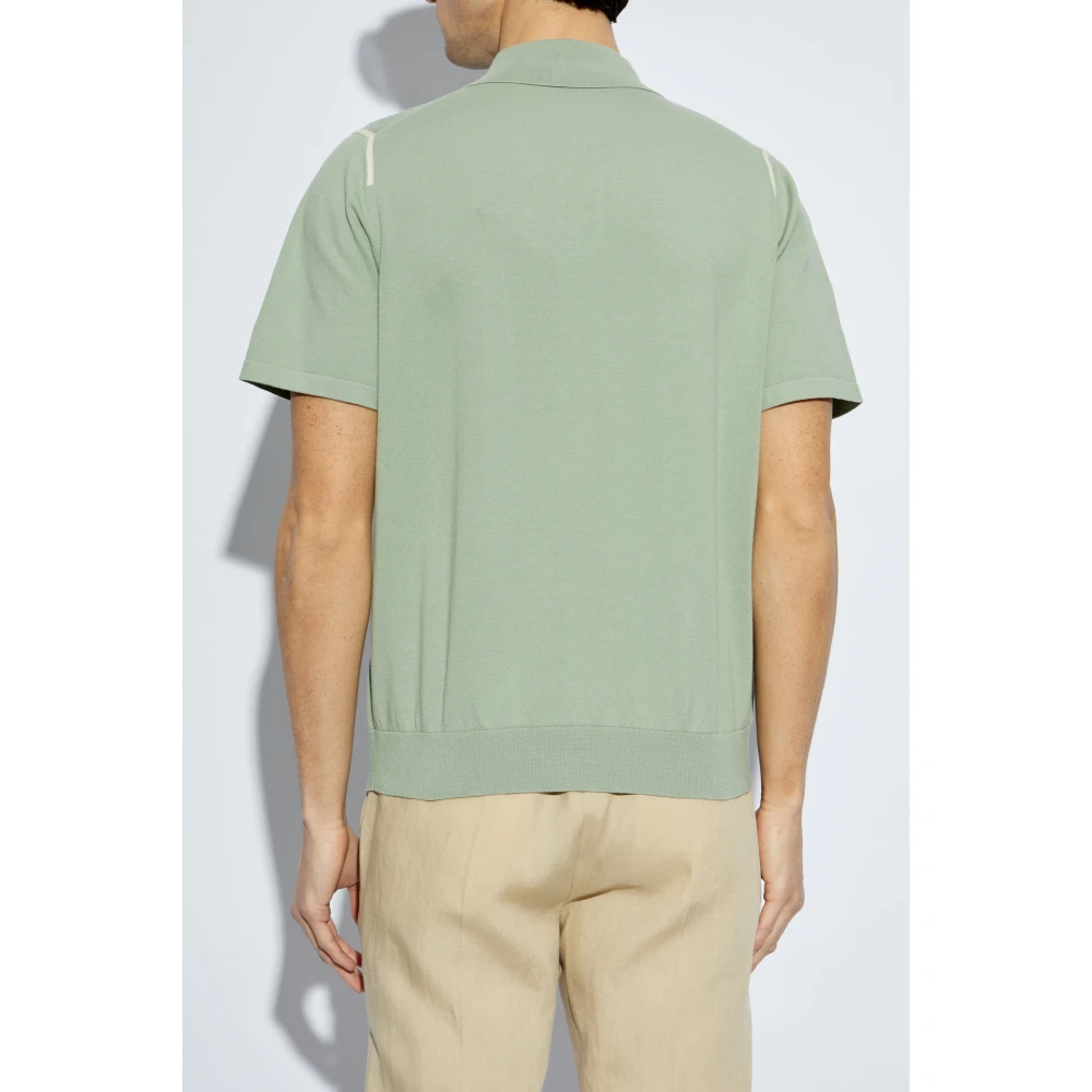 Paul Smith Katoenen polo Green Heren