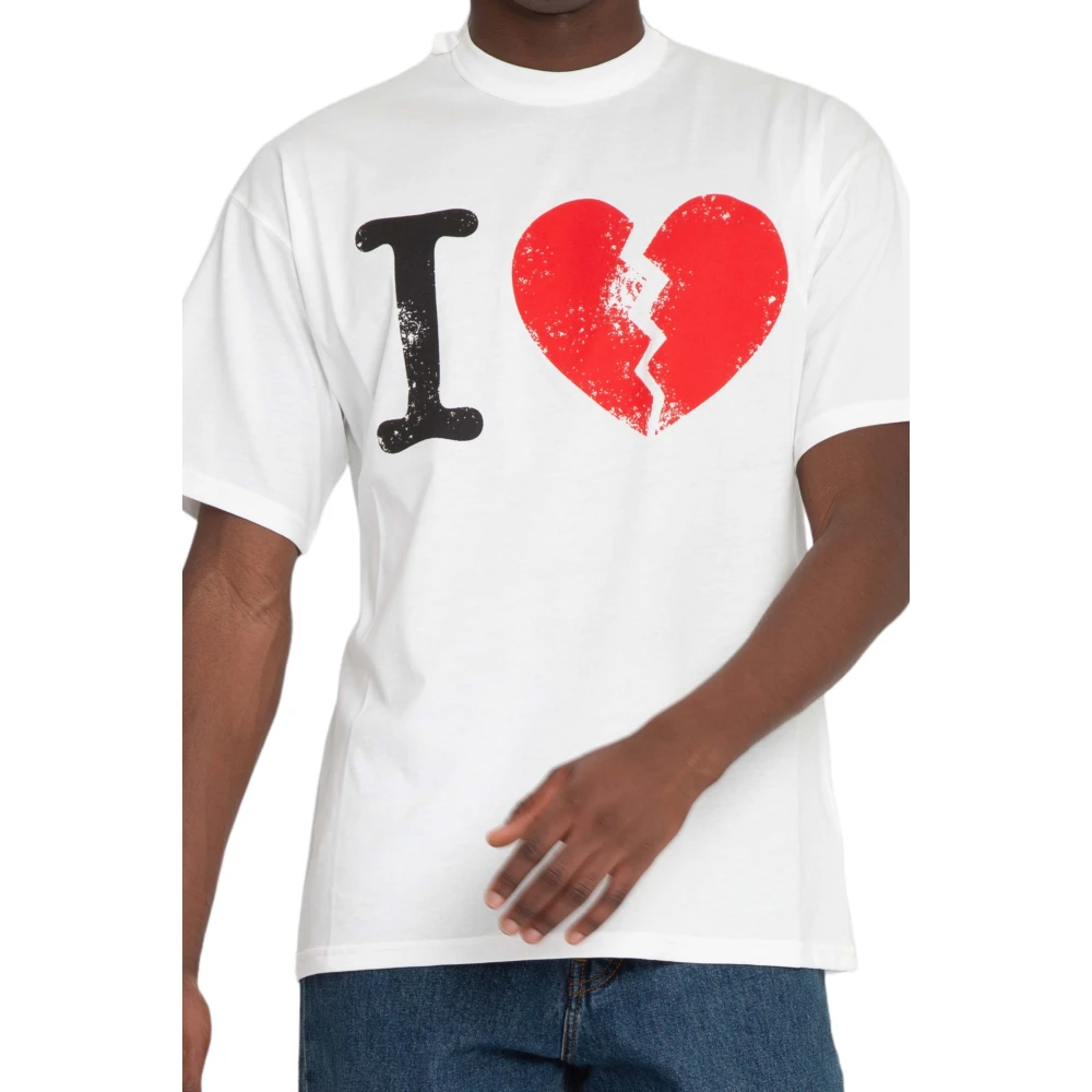 Magliano Print Tee met Uniek Ontwerp White Heren