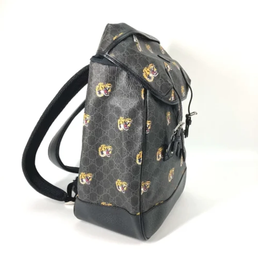 Gucci Vintage Pre-owned Canvas gucci-bags Black Heren