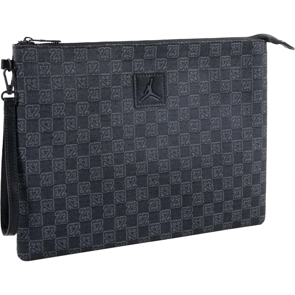 Jordan Women's Multicolor Borsello Clutch Polsiera Uomo Donna Monogram Logo All Over 26X34x2 Cm - Outdoor Accessories - One Size - Sport