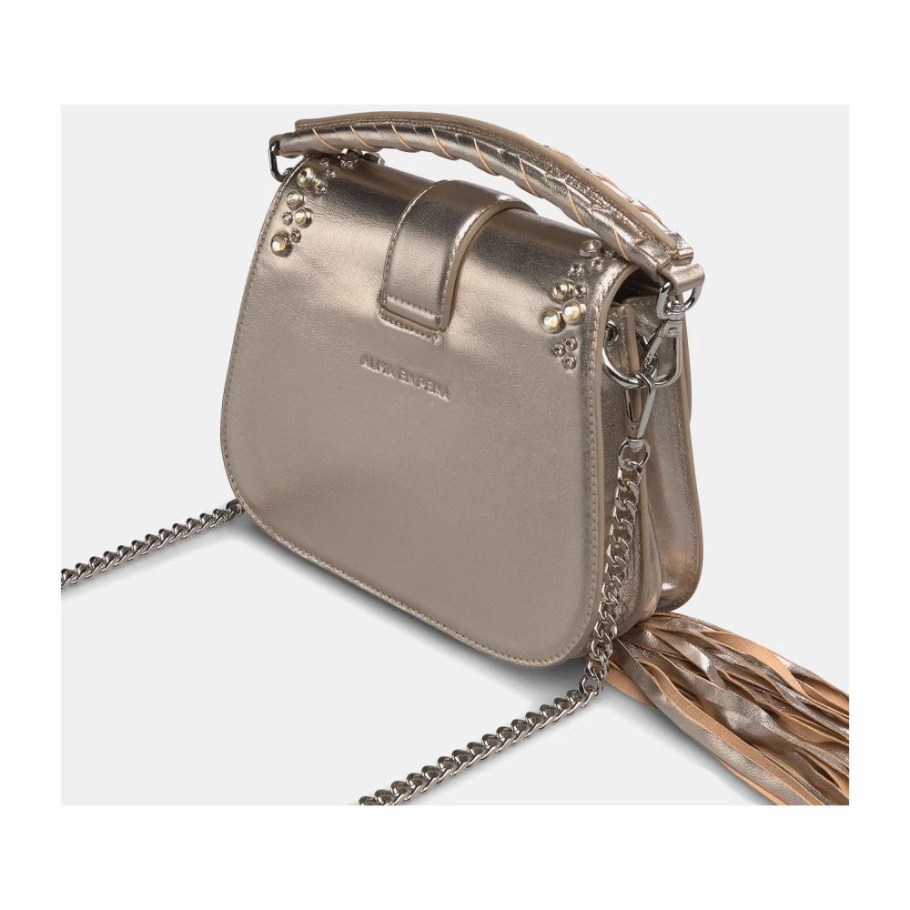 Alma en Pena Strass handtas Brown Dames