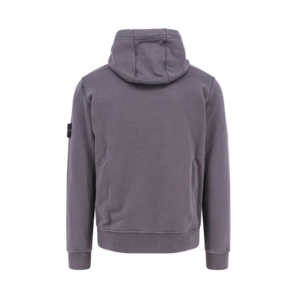 Stone Island Biologisch katoenen capuchontrui Gray Heren