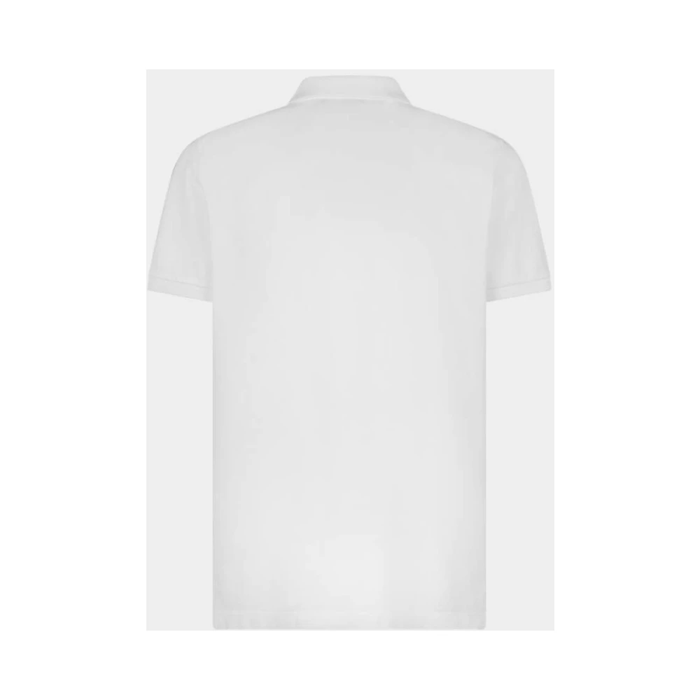 Dsquared2 Tennis Fit Polo Shirt White Heren