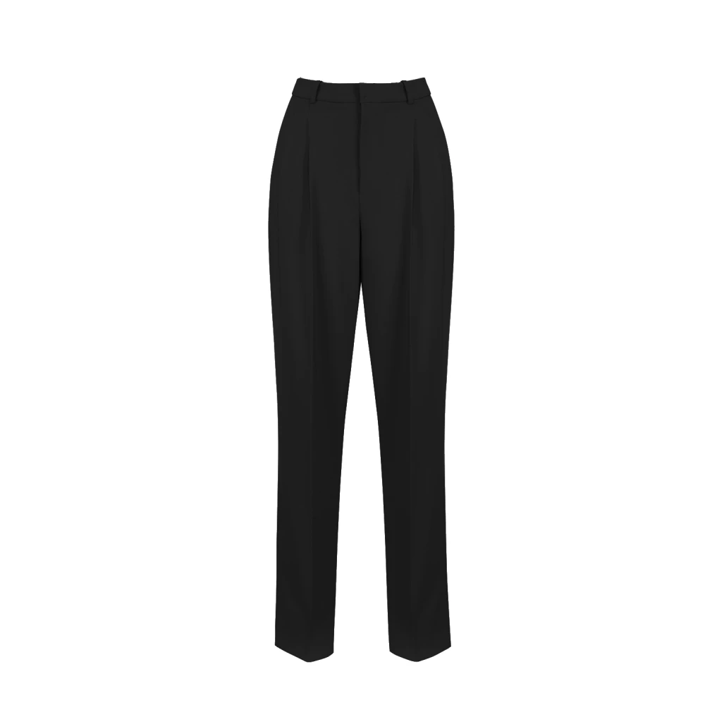 Elisabetta Franchi Zwarte Broek Black Dames