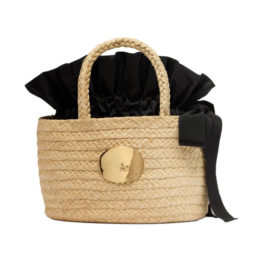 Patou Beige Trekkoord Bovenhandvat Tas Beige Dames