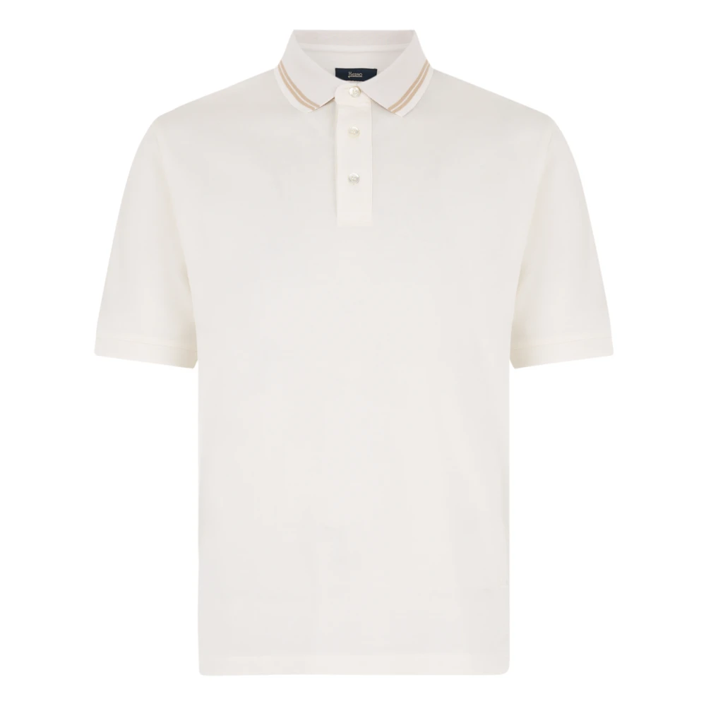 Herno Hombre Blanco Camisetas, Talla: S