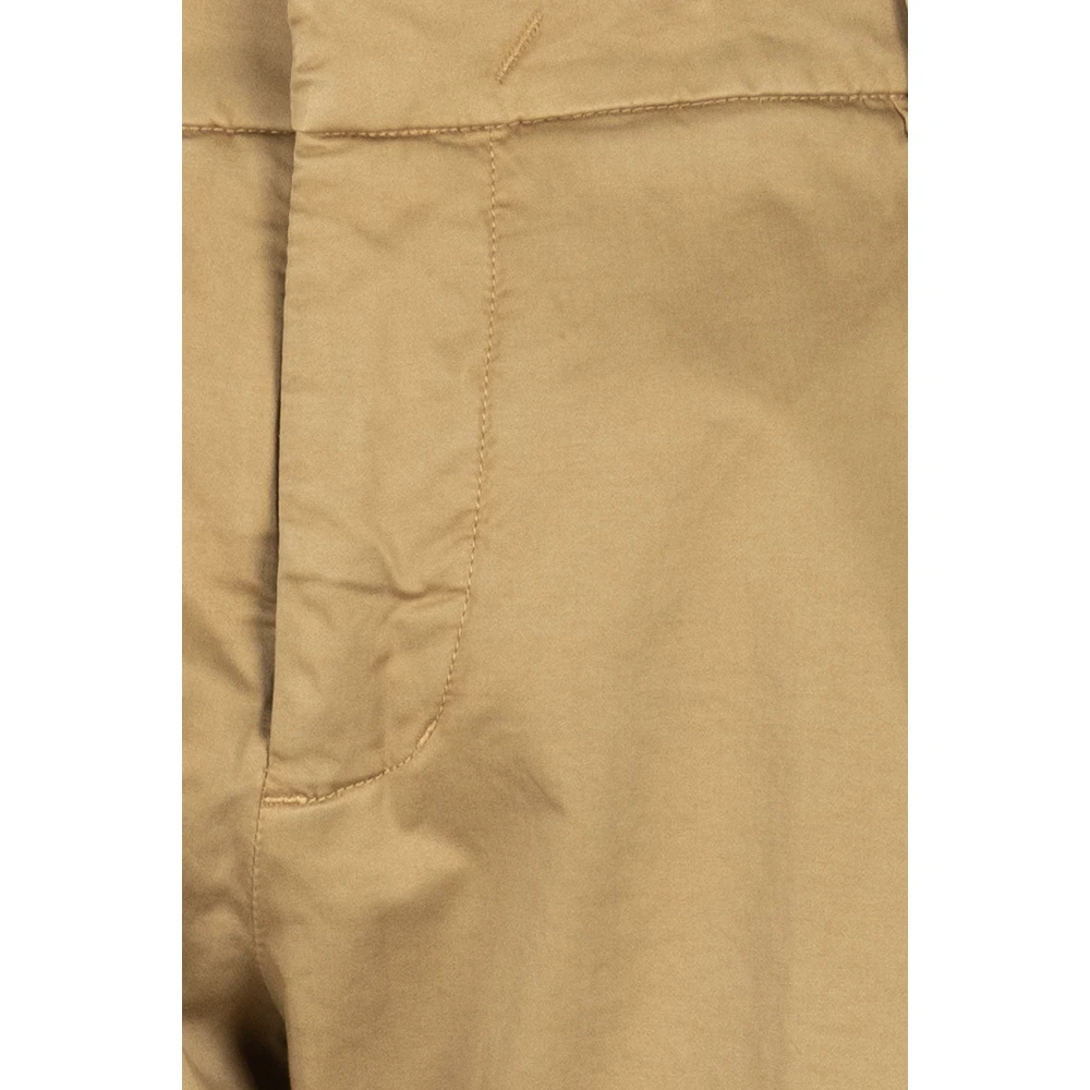 Entre amis Beige Broek Amerika Kort Stijl Beige Heren