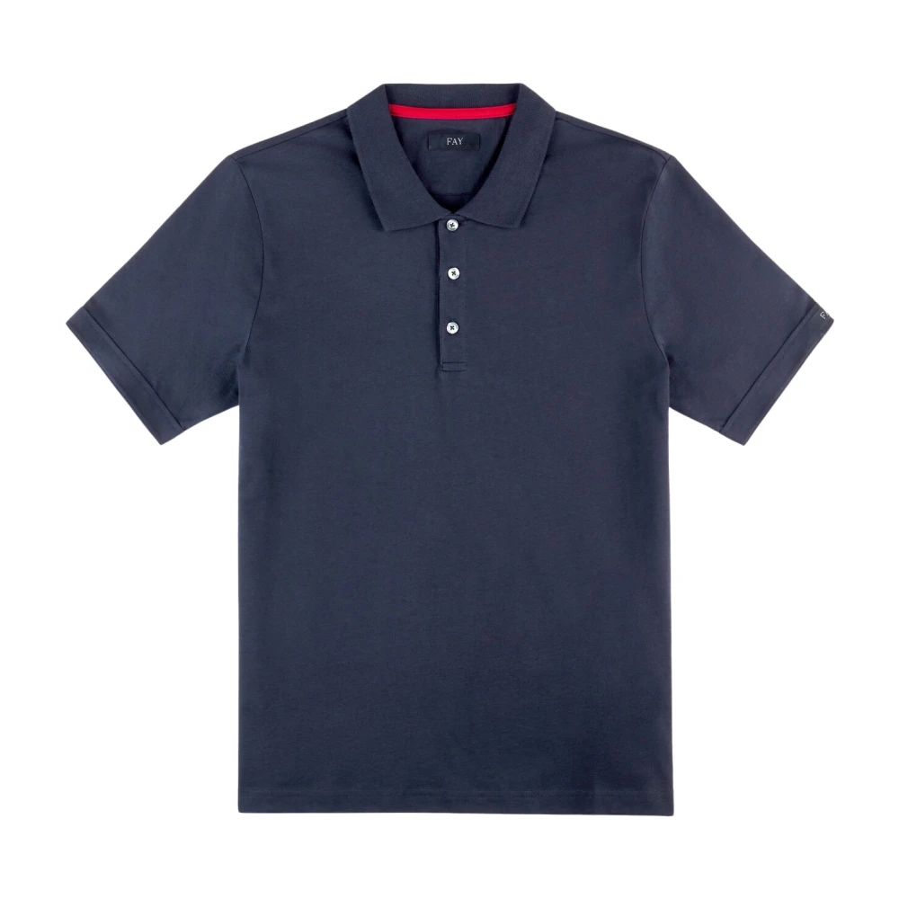 Fay - Tops > Polo Shirts - Blue - Fay - Modalova