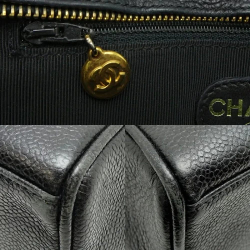 Chanel Vintage Pre-owned Leather chanel-bags Black Dames