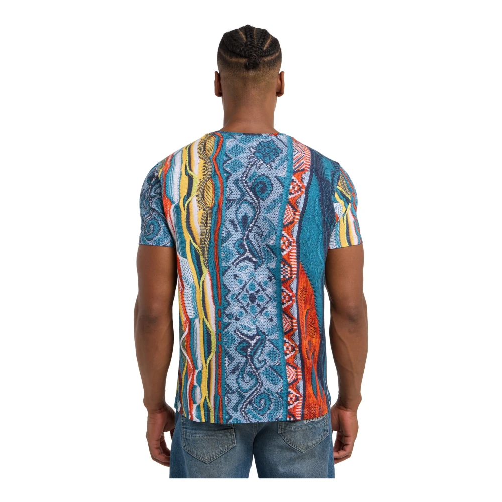 carlo colucci Gebreid T-shirt Dini Multicolor Heren