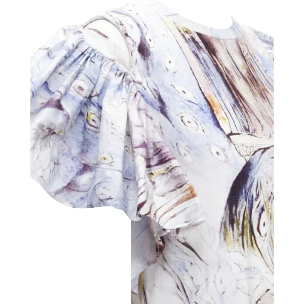 Alexander McQueen Pre-owned Cotton dresses Multicolor Dames