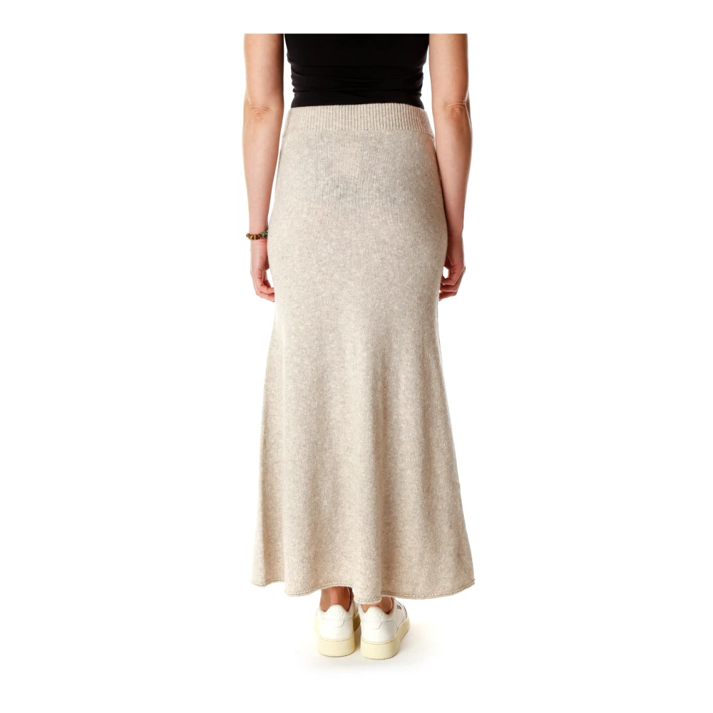 drykorn Gebreide rok in regular fit Beige Dames
