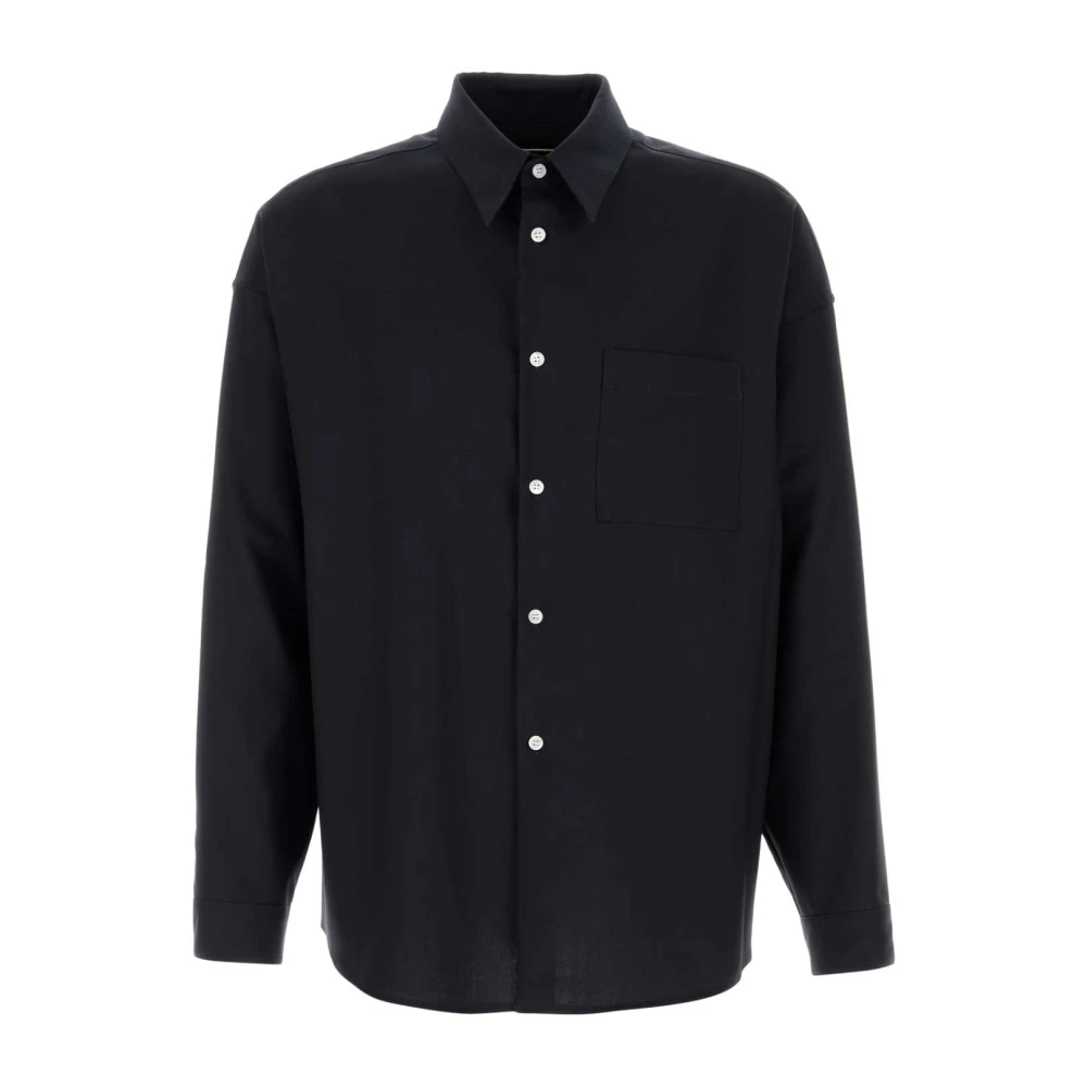 Marni Men's Black Wool Shirt - Casual Shirts - M - Shirts