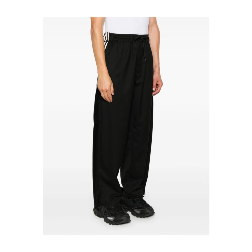 Y-3 Zwarte Stijlvolle Broek Black Heren