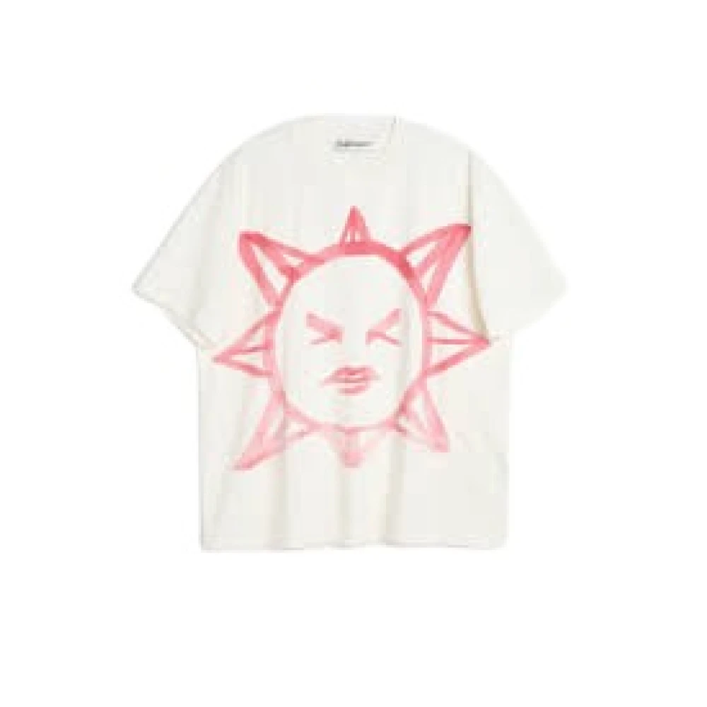 Our Legacy Men's White Casual Cotton Tee Shirt