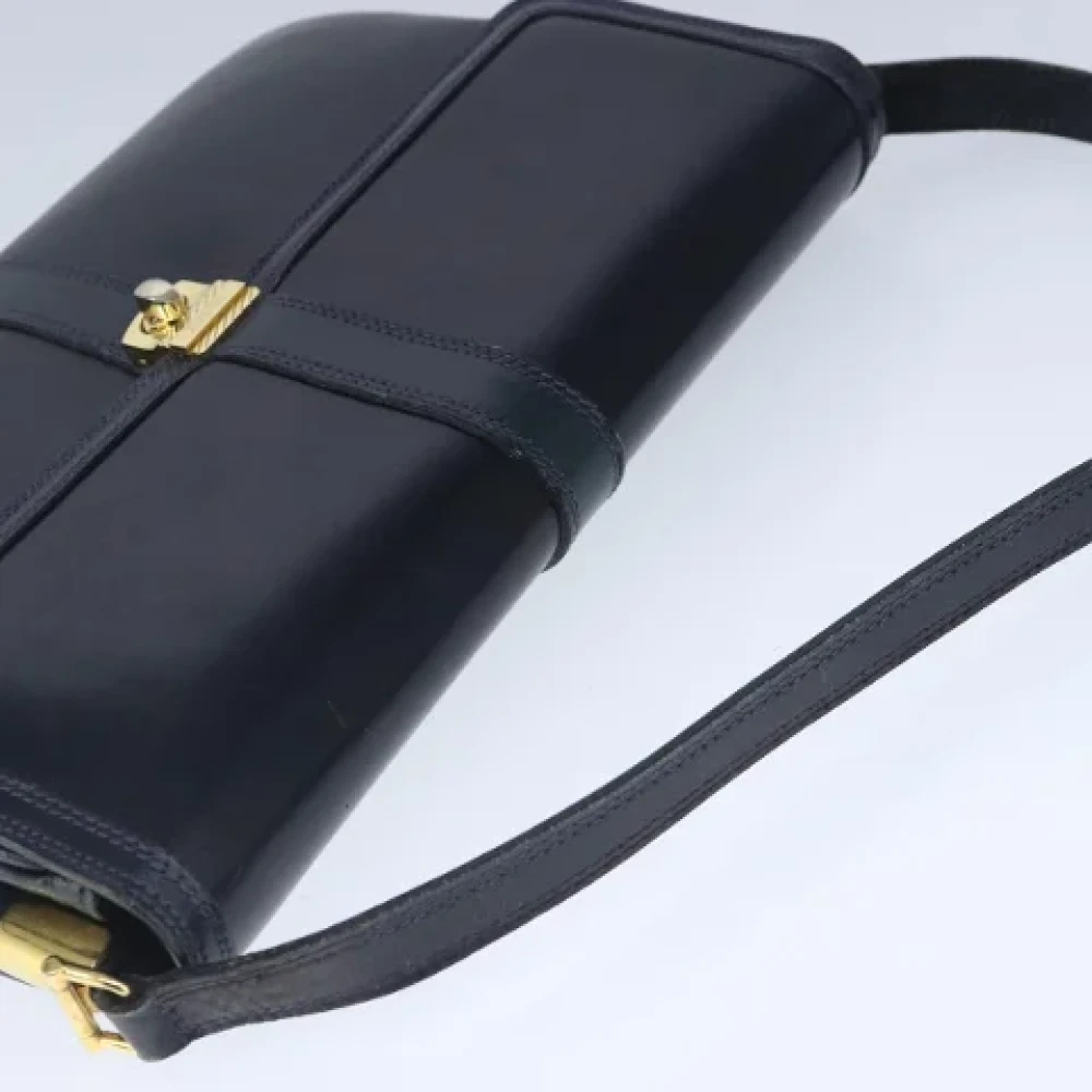 Bally Pre-owned Leather shoulder-bags Blue Dames