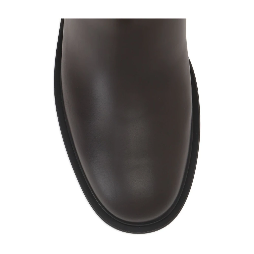 Gianvito Rossi Ascott Leren Laarzen
