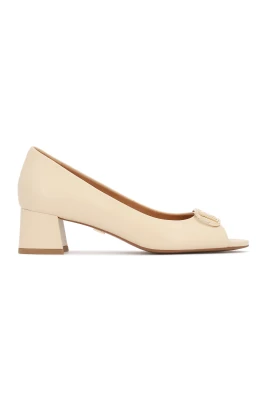 ELEAN Peep Toe Pump