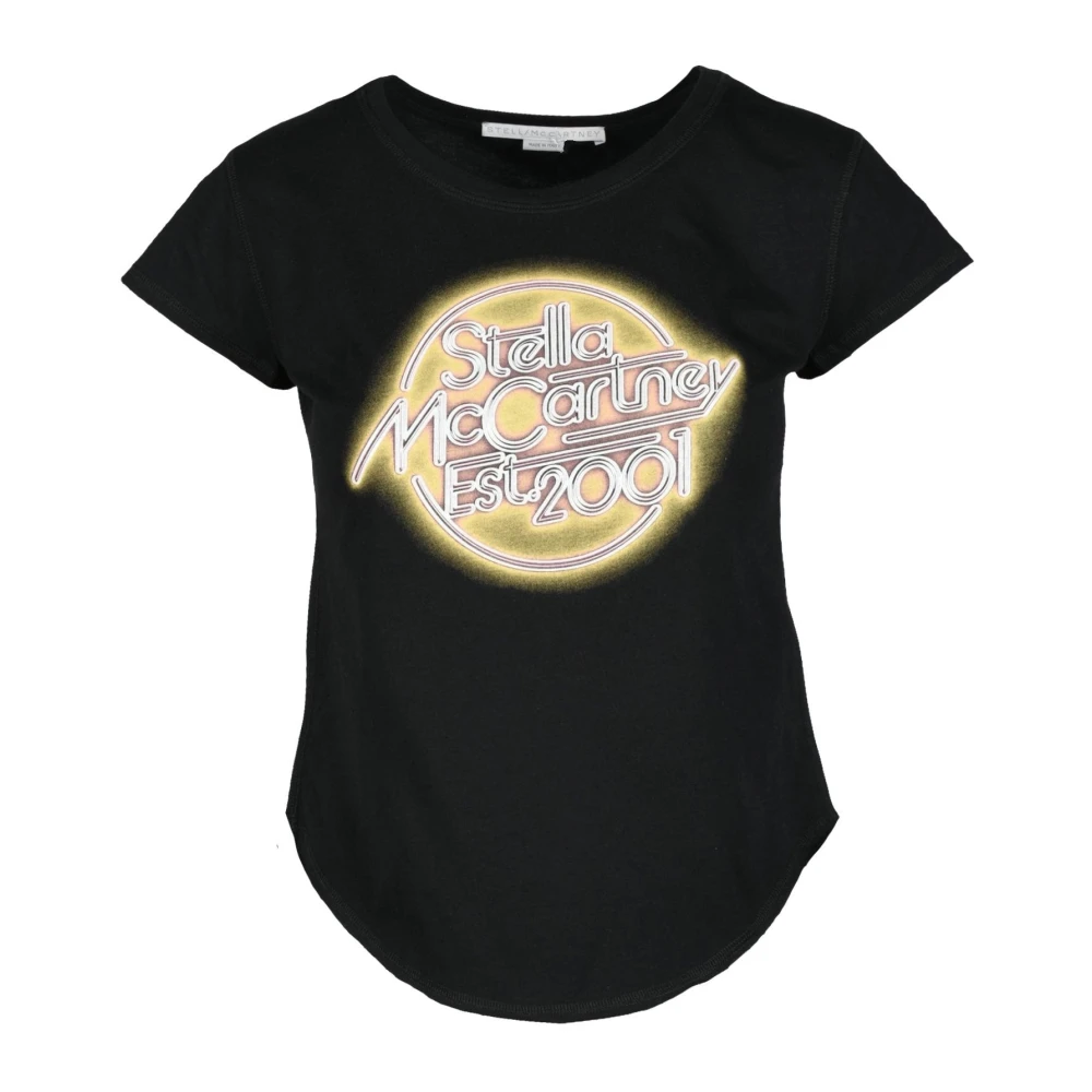 Stella Mccartney Katoenen T-shirt Black Dames
