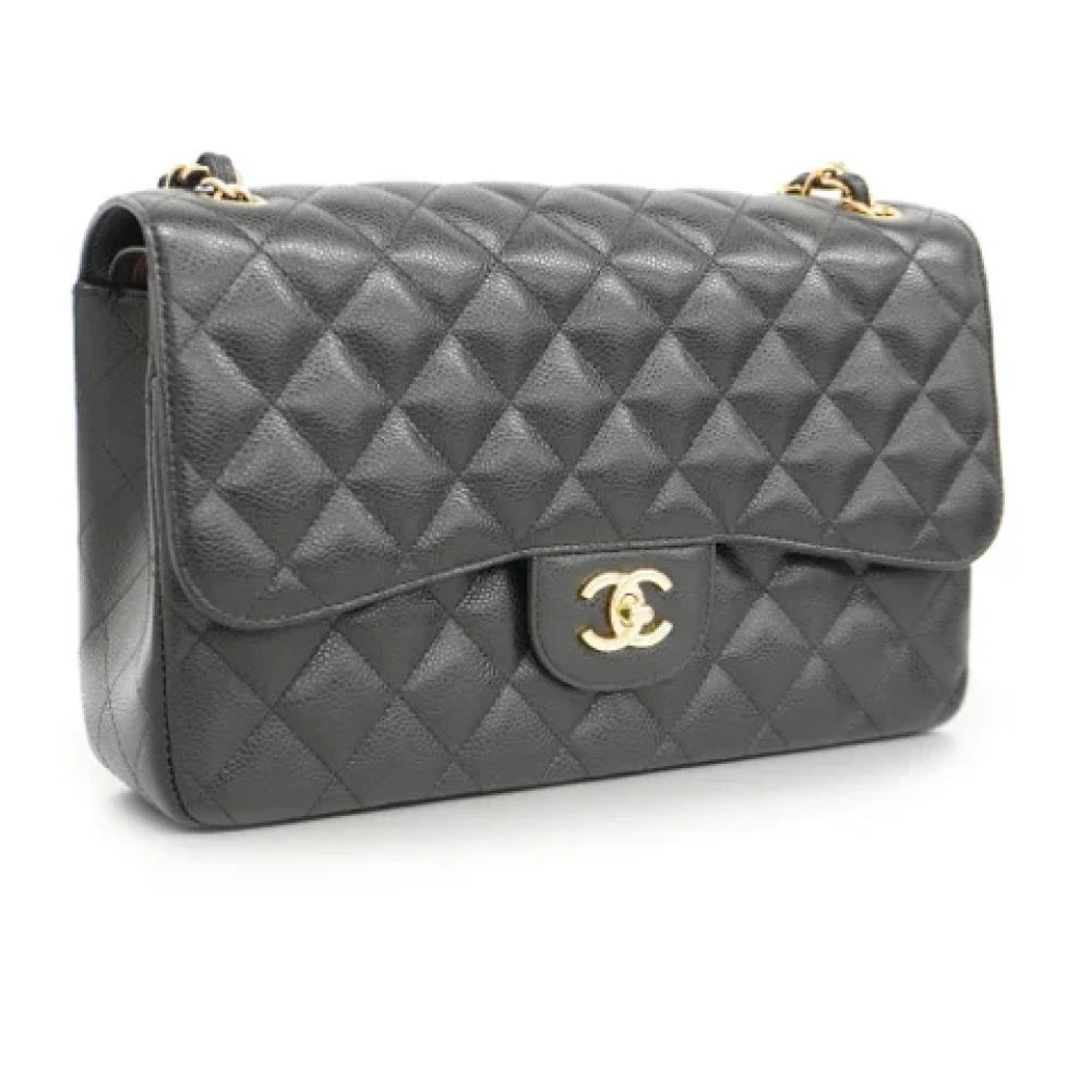 Chanel Vintage Pre-owned Leather chanel-bags Black Dames